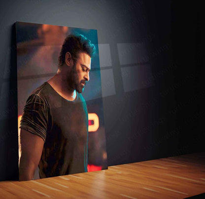 Prabhas Metal Poster – Rebel Star Wall Art | Bahubali & South Indian Cinema Icon - TURTLEWINGS