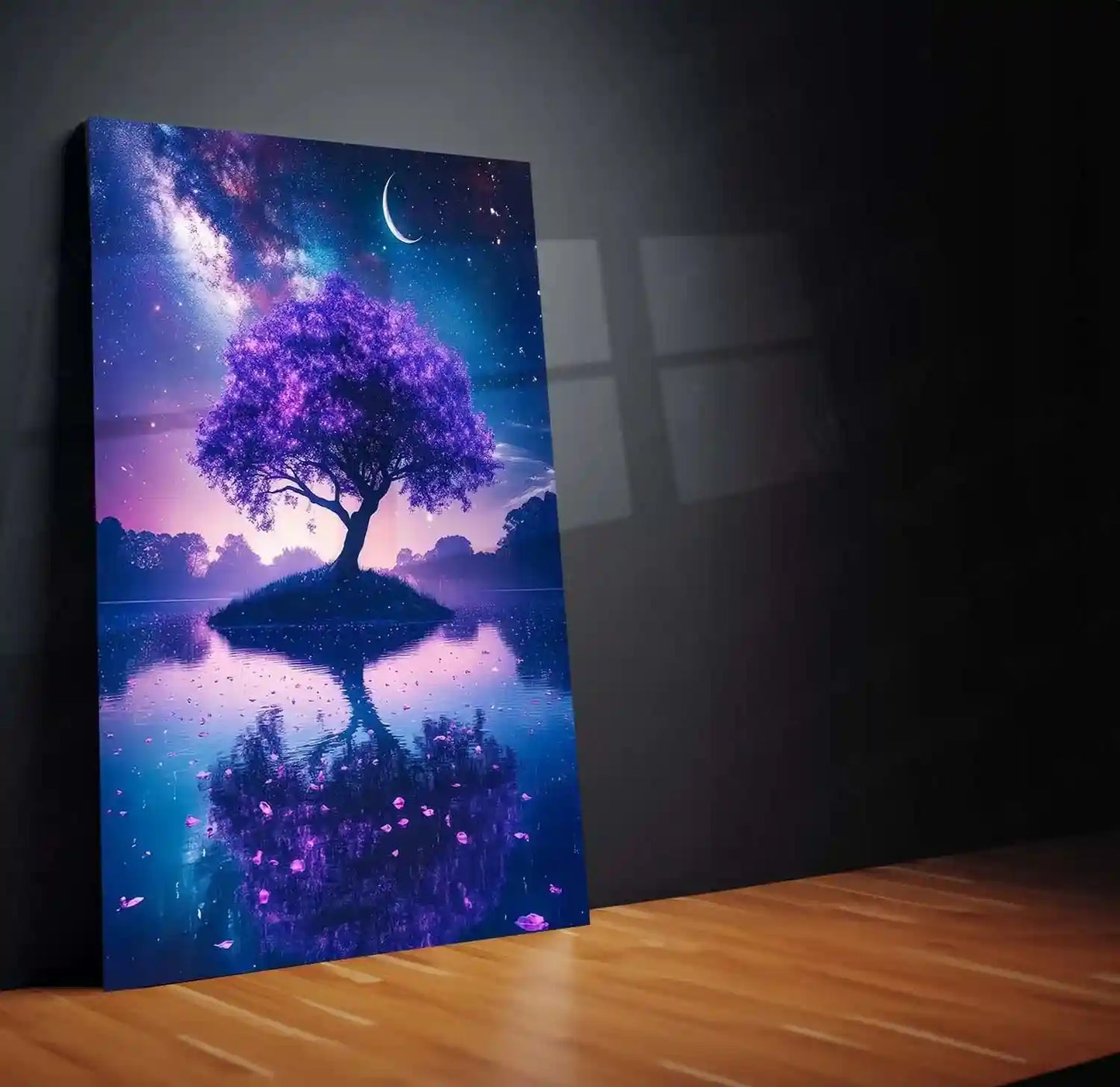 Urban Aesthetic Metal Poster | Aesthetic Tree Metal Poster – Nature-Inspired Wall Art 02 - TURTLEWINGS