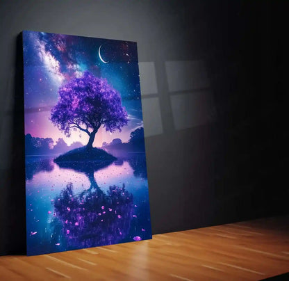 Urban Aesthetic Metal Poster | Aesthetic Tree Metal Poster – Nature-Inspired Wall Art 02 - TURTLEWINGS