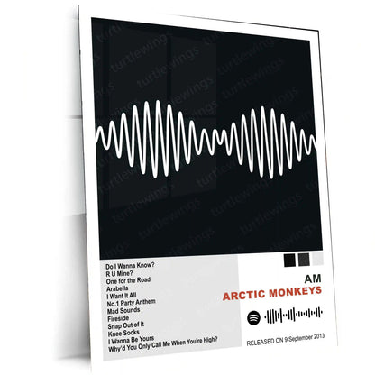 Arctic Monkeys Complete Collection | Set of 11 | Set of 8 | Set of 4 | Album Posters Metal Frames Indie Rock Evolution. Iconic Albums. Timeless Wall Aesthetic. - TURTLEWINGS