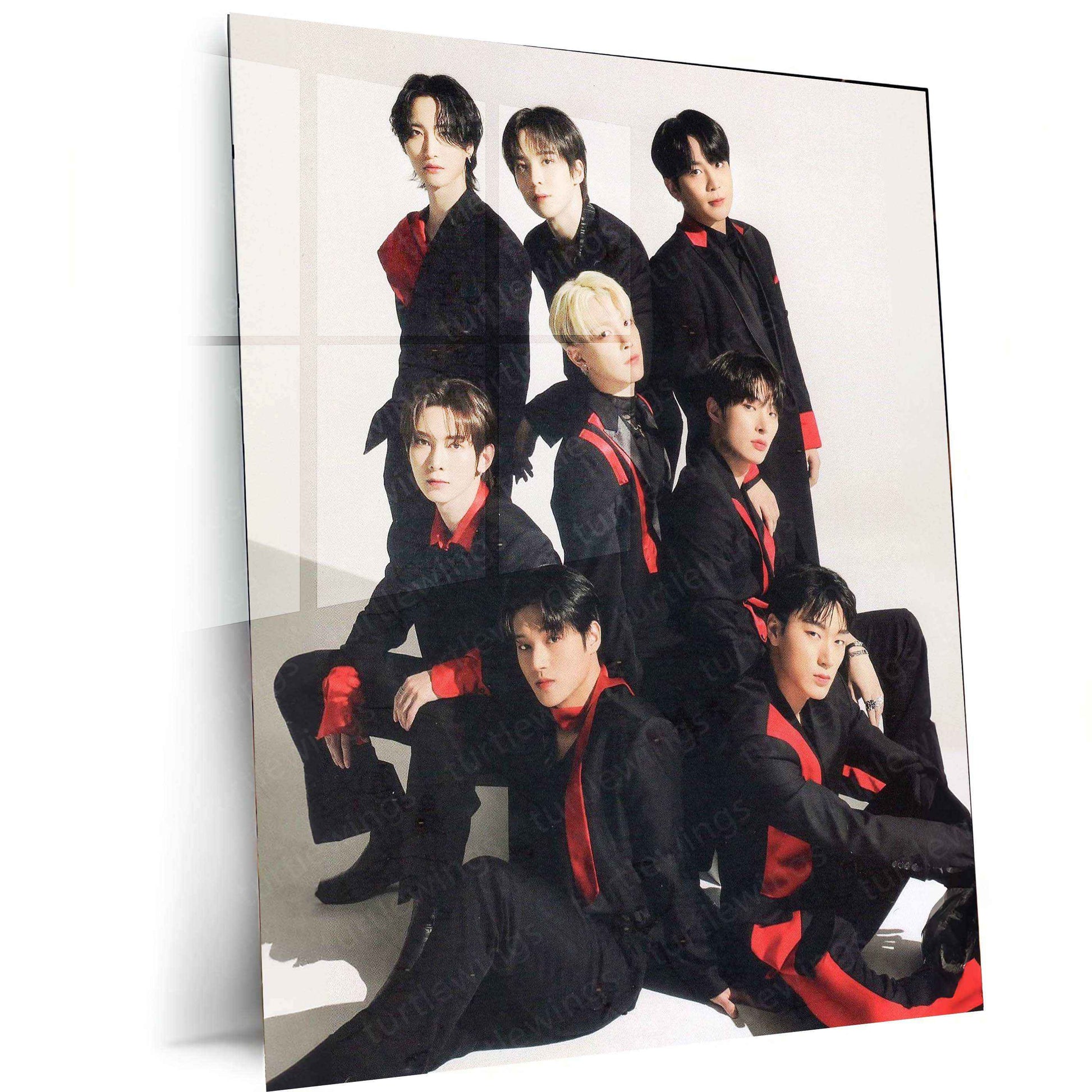 ATEEZ Metal Poster – K-Pop Legends Wall Art for ATINY Fans - TURTLEWINGS