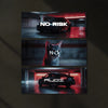 Motivational Metal Poster – Set of 3 | No Risk. No Audi. | Luxury Hustle Wall Art