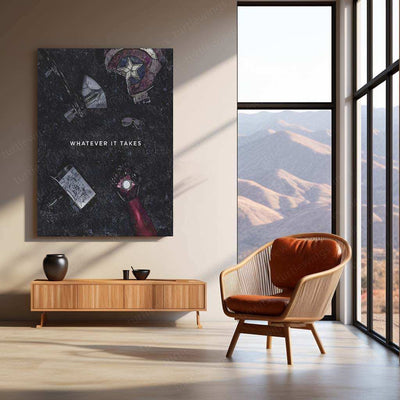 Avengers Metal Poster – Marvel Superheroes Wall Art | Epic Cinematic Decor - TURTLEWINGS