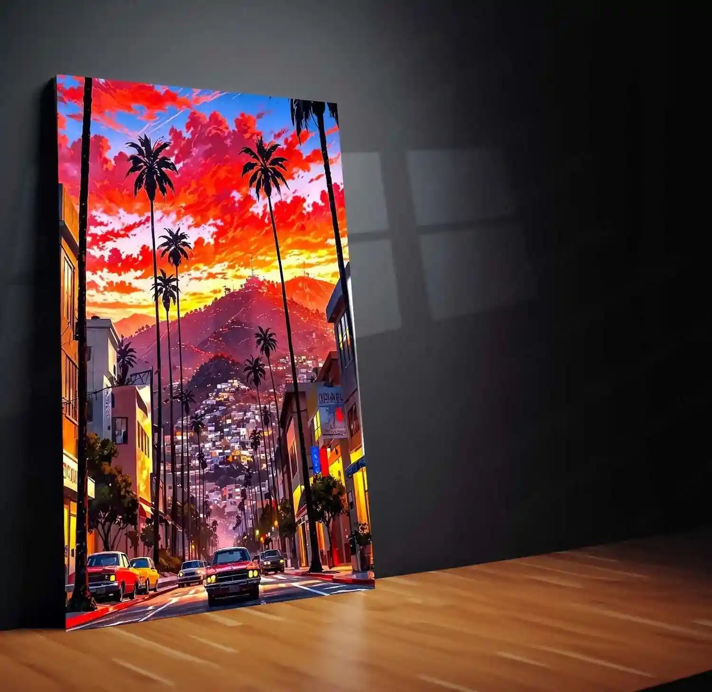 Abstract Metal Poster | Abstract Car Metal Poster | Futuristic Auto Art for Wall Decor - TURTLEWINGS