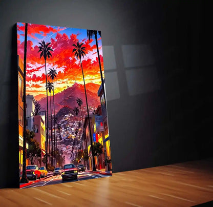 Abstract Metal Poster | Abstract Car Metal Poster | Futuristic Auto Art for Wall Decor - TURTLEWINGS