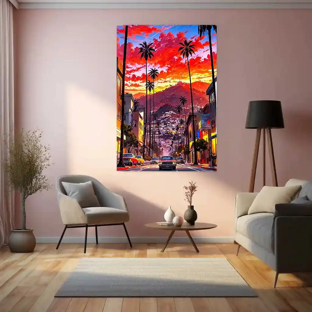 Abstract Metal Poster | Abstract Car Metal Poster | Futuristic Auto Art for Wall Decor - TURTLEWINGS