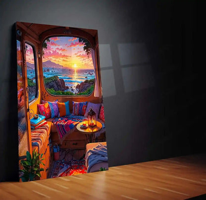 Abstract Metal Poster | Abstract Nature Art Metal Poster | Modern Organic Wall Decor 01 - TURTLEWINGS