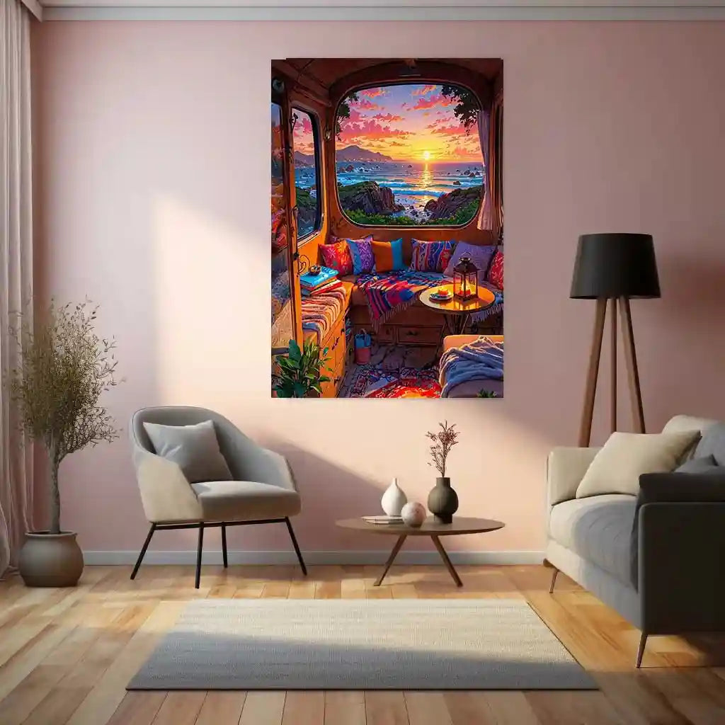 Abstract Metal Poster | Abstract Nature Art Metal Poster | Modern Organic Wall Decor 01 - TURTLEWINGS