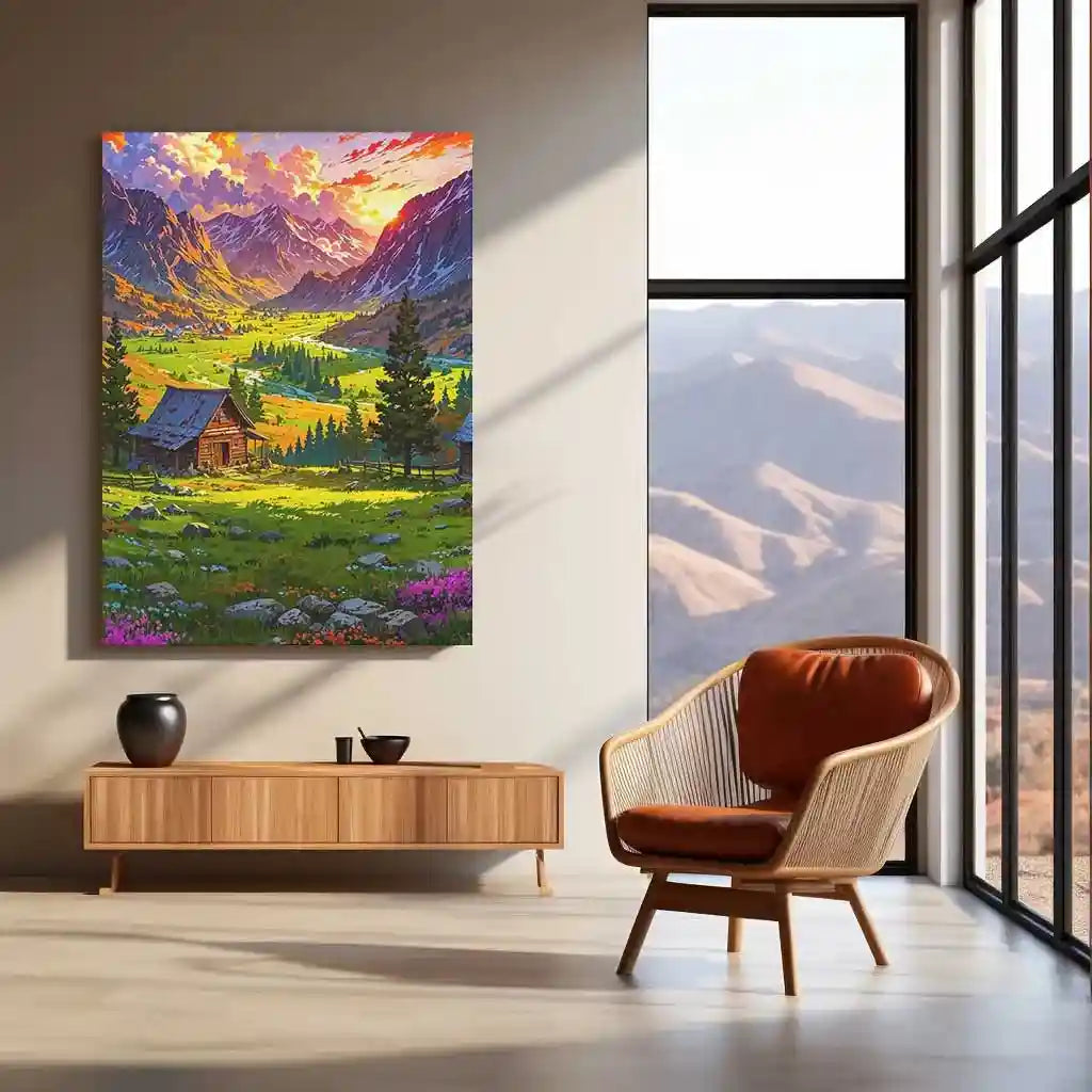 Abstract Metal Poster | Abstract Nature Art Metal Poster | Modern Organic Wall Decor 02 - TURTLEWINGS