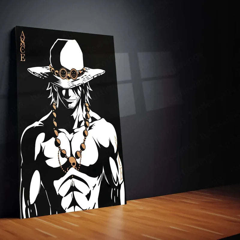 Anime Metal Poster | Ace, Luffy & Sabo Metal Poster Set – One Piece Brothers Wall Art Collection