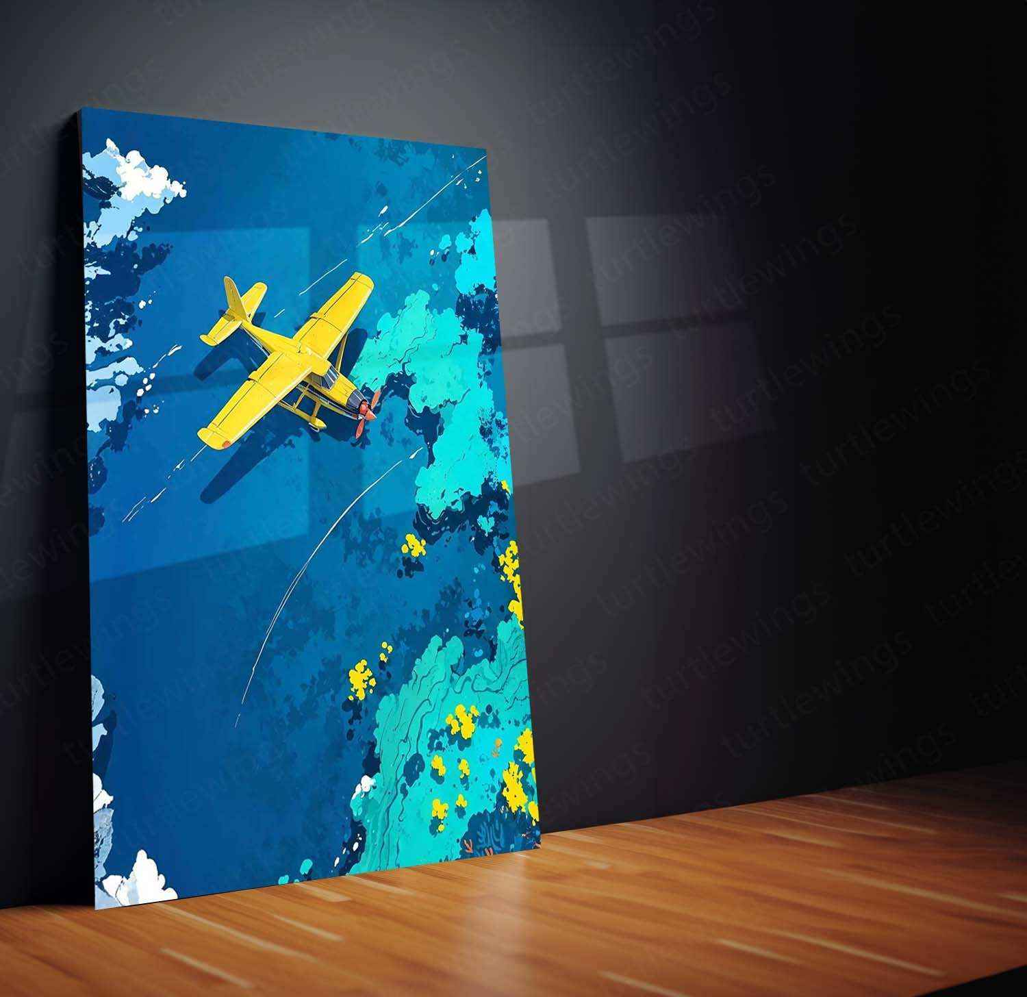 Abstract Art Metal Poster – Modern Geometric & Aesthetic Wall Decor 1 - TURTLEWINGS