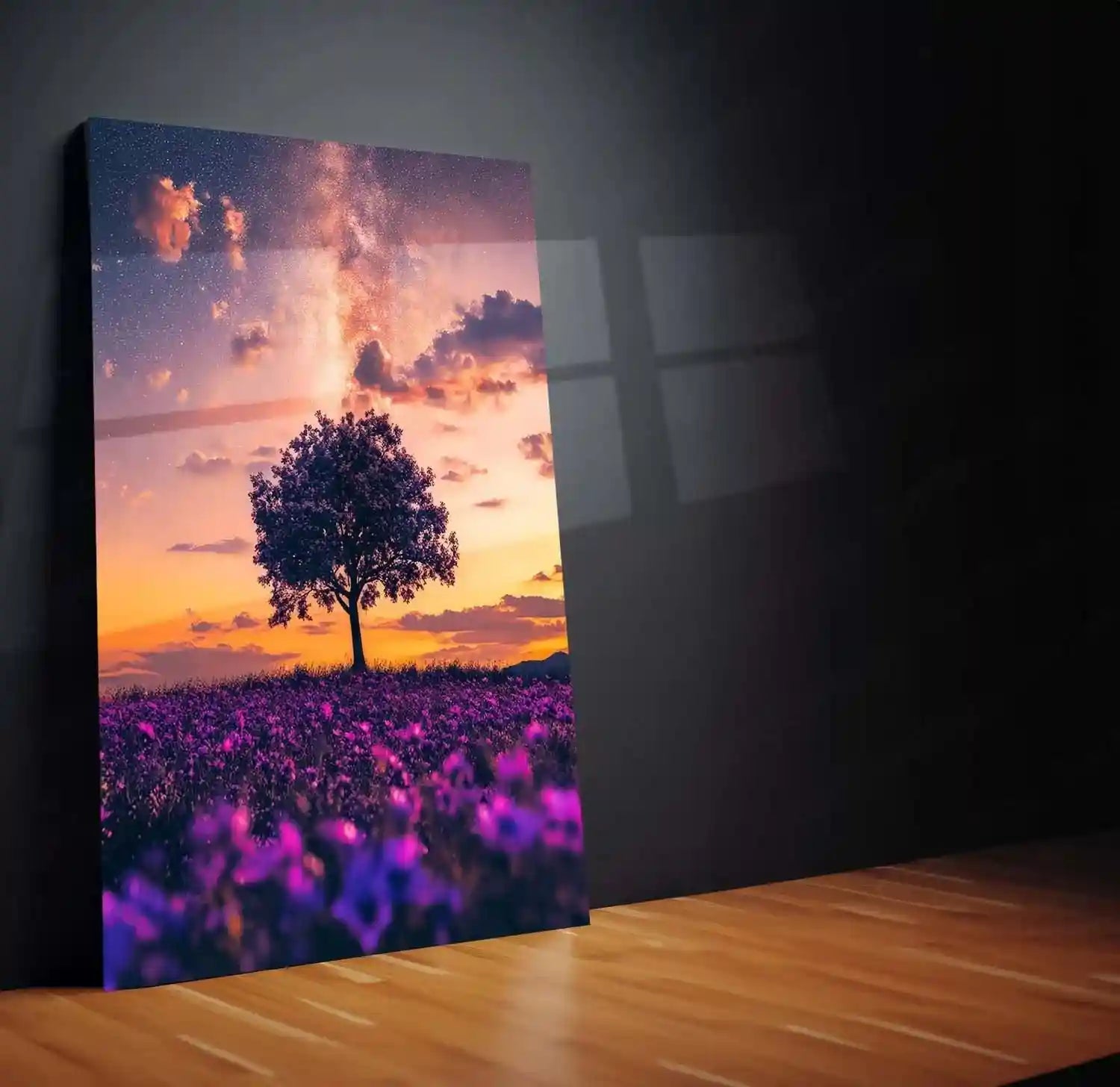 Urban Aesthetic Metal Poster | Aesthetic Tree Metal Poster – Nature-Inspired Wall Art 01 - TURTLEWINGS