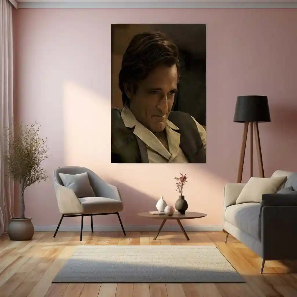 Akshaye Khanna – Dhurandhar Movie Metal Poster | Intense Cinematic Wall Art | Premium Metal Frame 01 - TURTLEWINGS