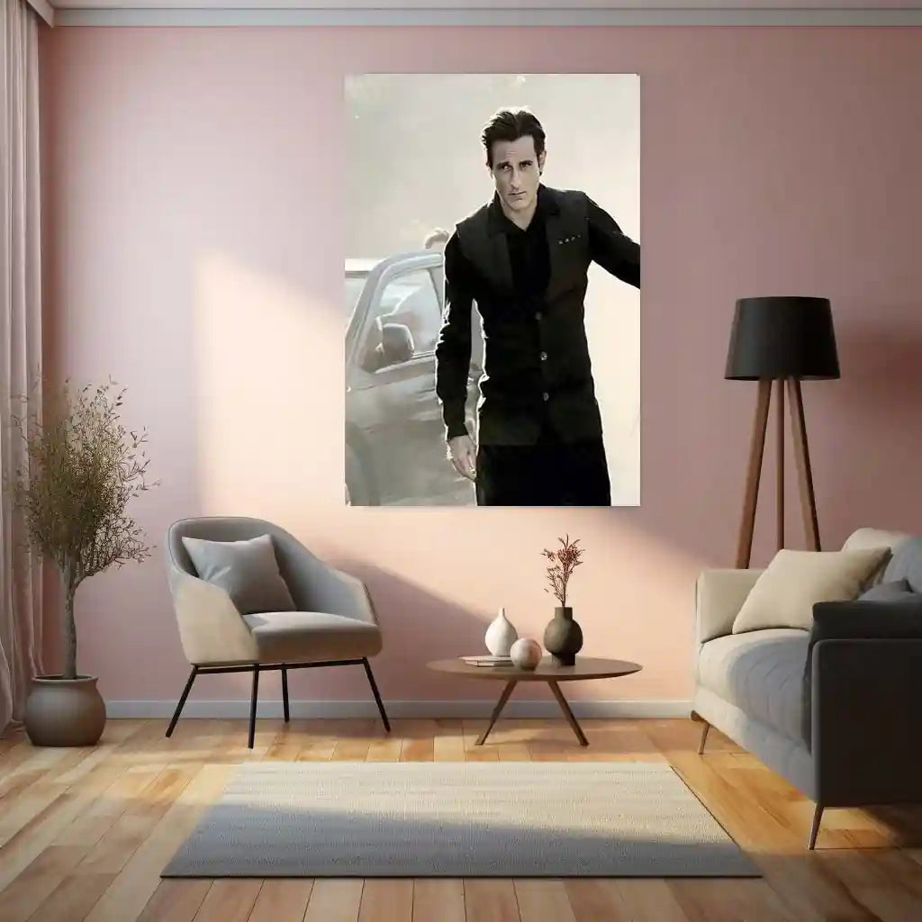 Akshaye Khanna – Dhurandhar Movie Metal Poster | Intense Cinematic Wall Art | Premium Metal Frame 02 - TURTLEWINGS