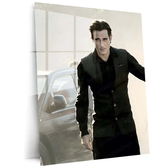 Akshaye Khanna – Dhurandhar Movie Metal Poster | Intense Cinematic Wall Art | Premium Metal Frame 02 - TURTLEWINGS
