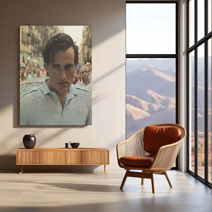 Akshaye Khanna – Dhurandhar Movie Metal Poster | Intense Cinematic Wall Art | Premium Metal Frame - TURTLEWINGS