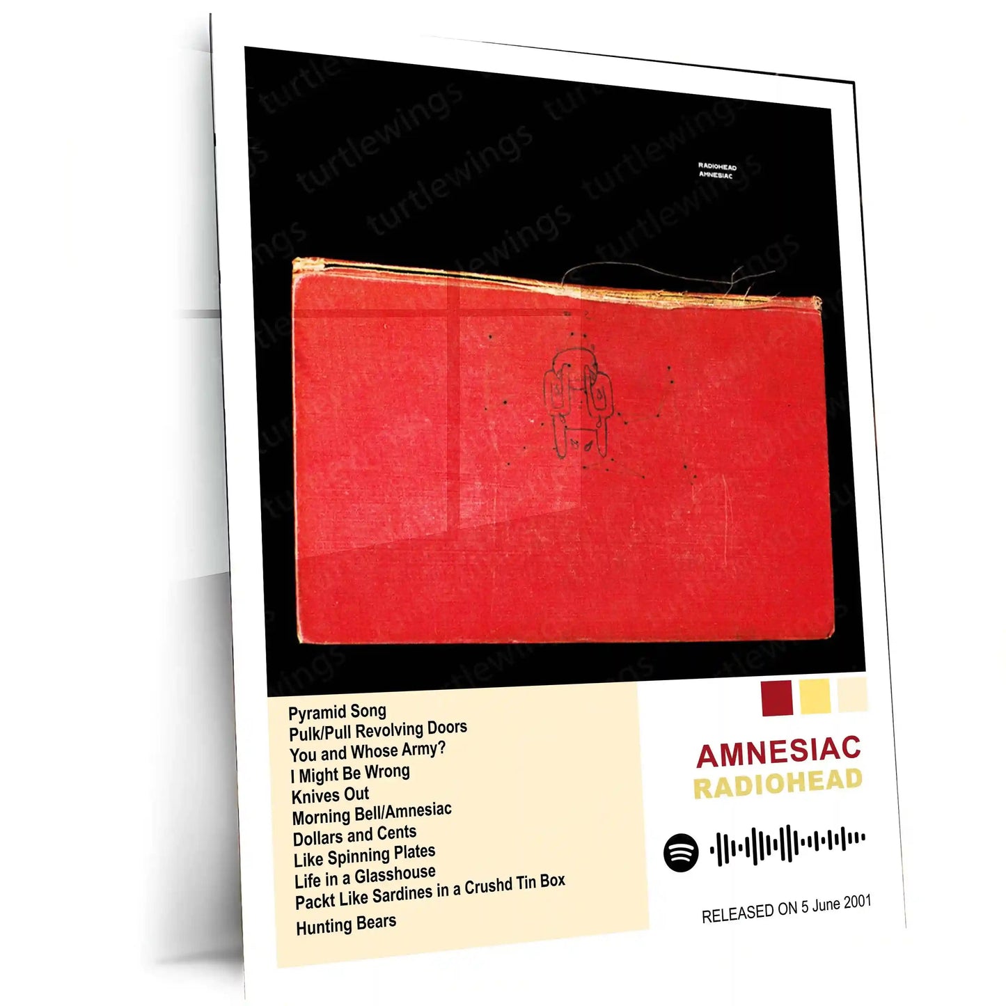Radiohead Complete Collection | Set of 11 | Set of 8 | Set of 4 | Album Posters Metal Frames Alternative Evolution. Experimental Sound. Modern Art in Music. - TURTLEWINGS