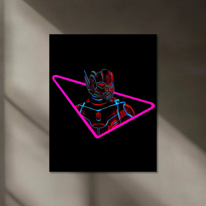 Ant-Man Neon LED Metal Poster - TURTLEWINGS