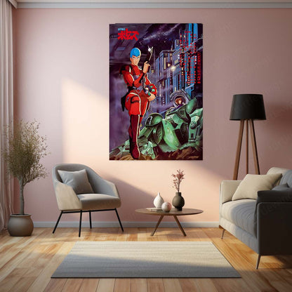 Anime Metal Poster | Armored Trooper VOTOMS – The Last Survivor | Mecha War Metal Frame Poster