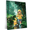 Anime Metal Poster | Ash & Pikachu Metal Poster – Pokemon Trainer’s Journey