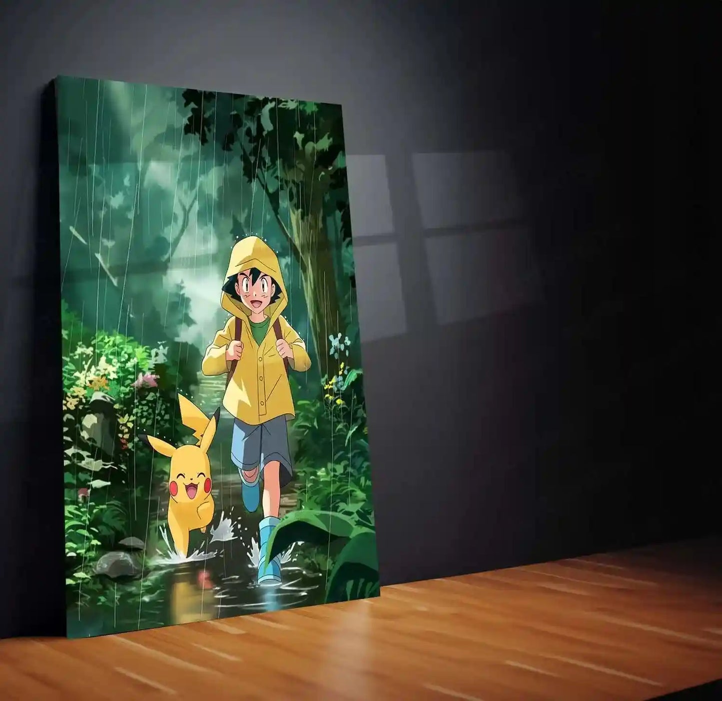 Anime Metal Poster | Ash & Pikachu Metal Poster – Pokemon Trainer’s Journey - TURTLEWINGS