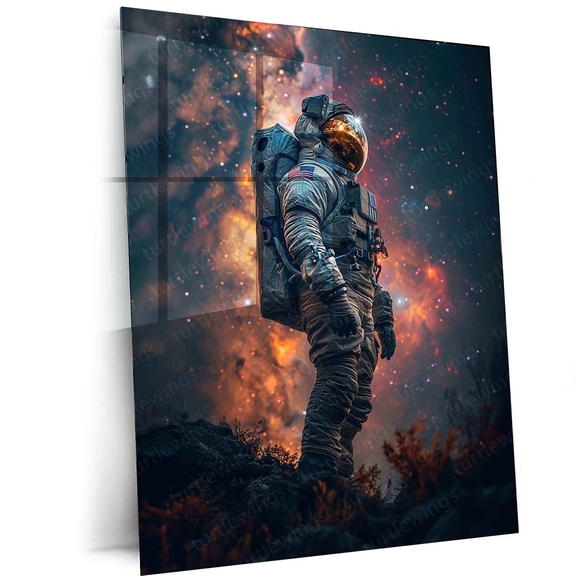 Abstract Art Metal Poster – Modern Geometric & Aesthetic Wall Decor 2 - TURTLEWINGS