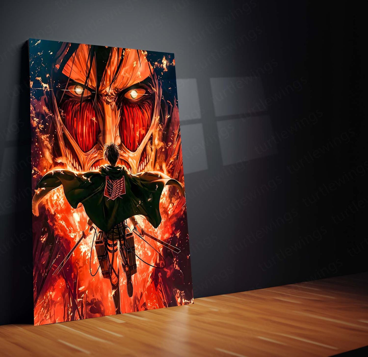 Anime Metal Poster | Attack on Titan – Humanity’s Last Stand | The Final Resolve Metal Frame Poster