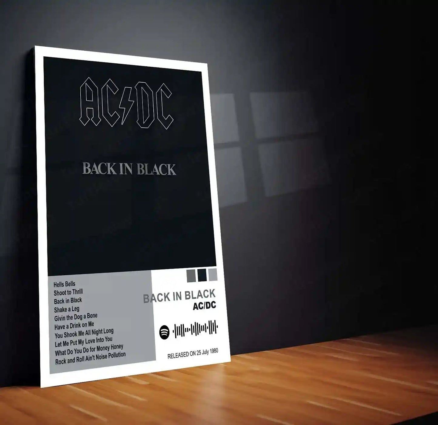 AC/DC Complete Album Collection | Set of 10 | Set of 8 | Set of 4 | Metal Frame Posters High Voltage. Pure Rock Energy. Legendary Wall Statement. - TURTLEWINGS