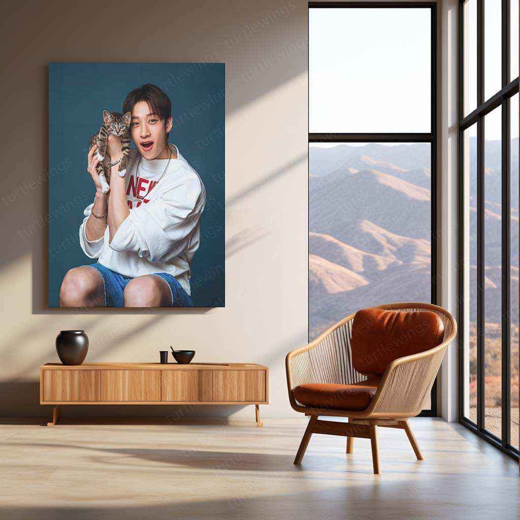 Bang Chan Metal Poster – Stray Kids Leader Wall Art for STAYs - TURTLEWINGS
