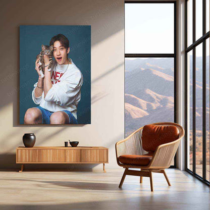 Bang Chan Metal Poster – Stray Kids Leader Wall Art for STAYs - TURTLEWINGS