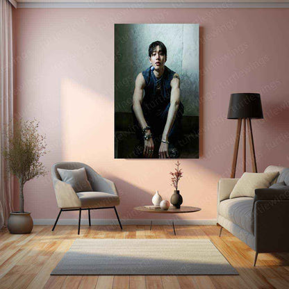 Bang Chan Metal Poster – Stray Kids Leader Wall Art for STAYs f2 - TURTLEWINGS