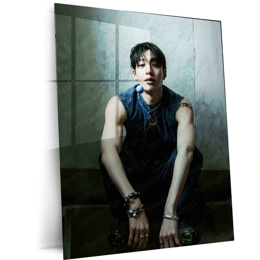 Bang Chan Metal Poster – Stray Kids Leader Wall Art for STAYs f2 - TURTLEWINGS