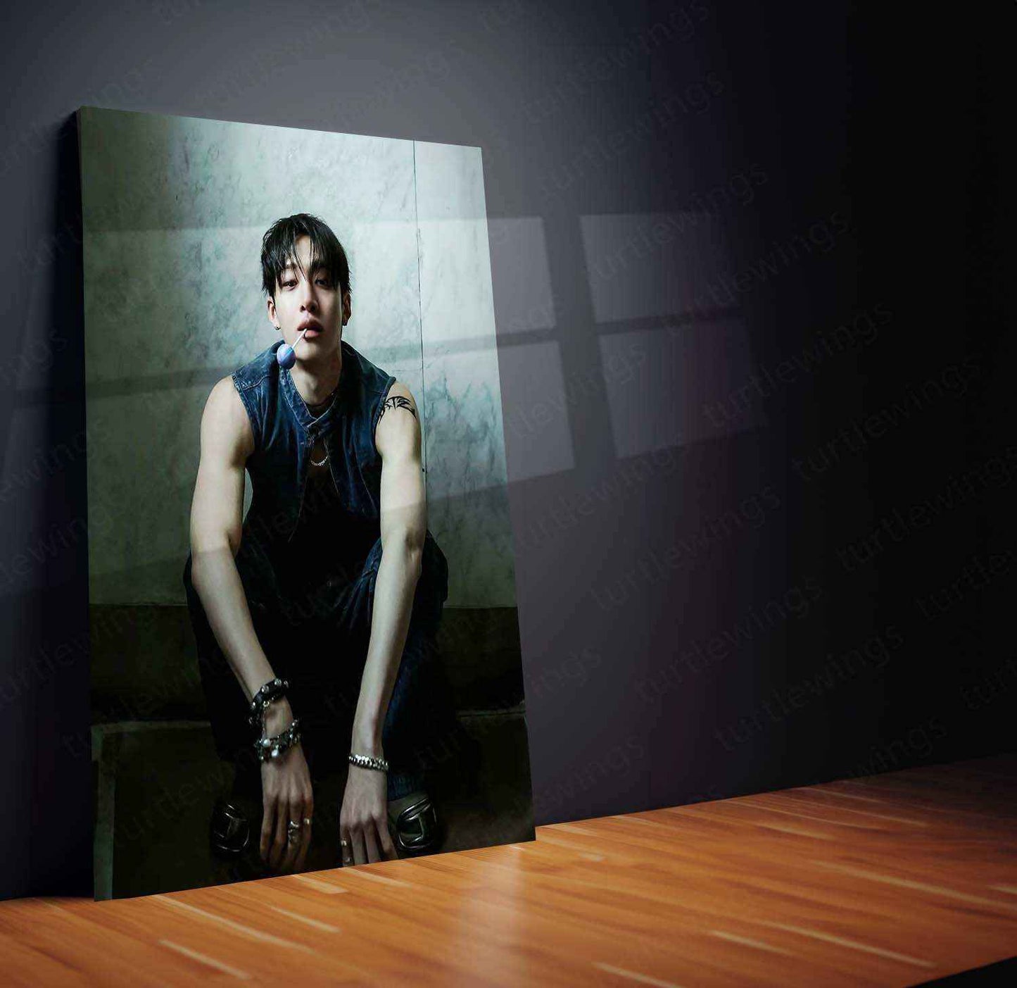 Bang Chan Metal Poster – Stray Kids Leader Wall Art for STAYs f2 - TURTLEWINGS