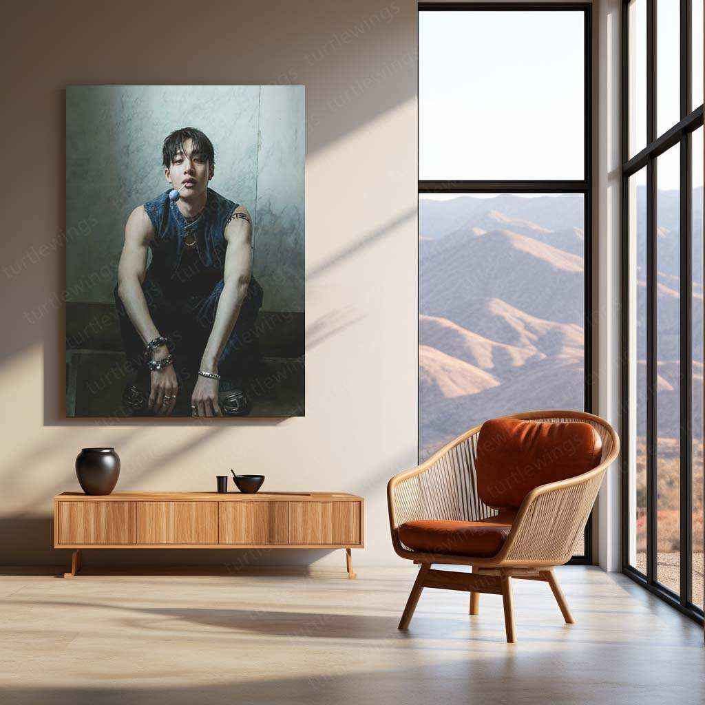 Bang Chan Metal Poster – Stray Kids Leader Wall Art for STAYs f2 - TURTLEWINGS