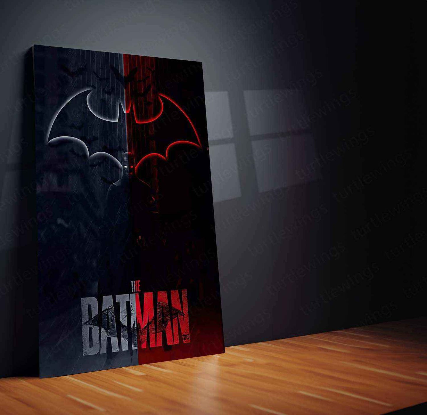 Batman Metal Poster – Dark Knight Wall Art | Gotham Hero Aesthetic Decor 2 - TURTLEWINGS