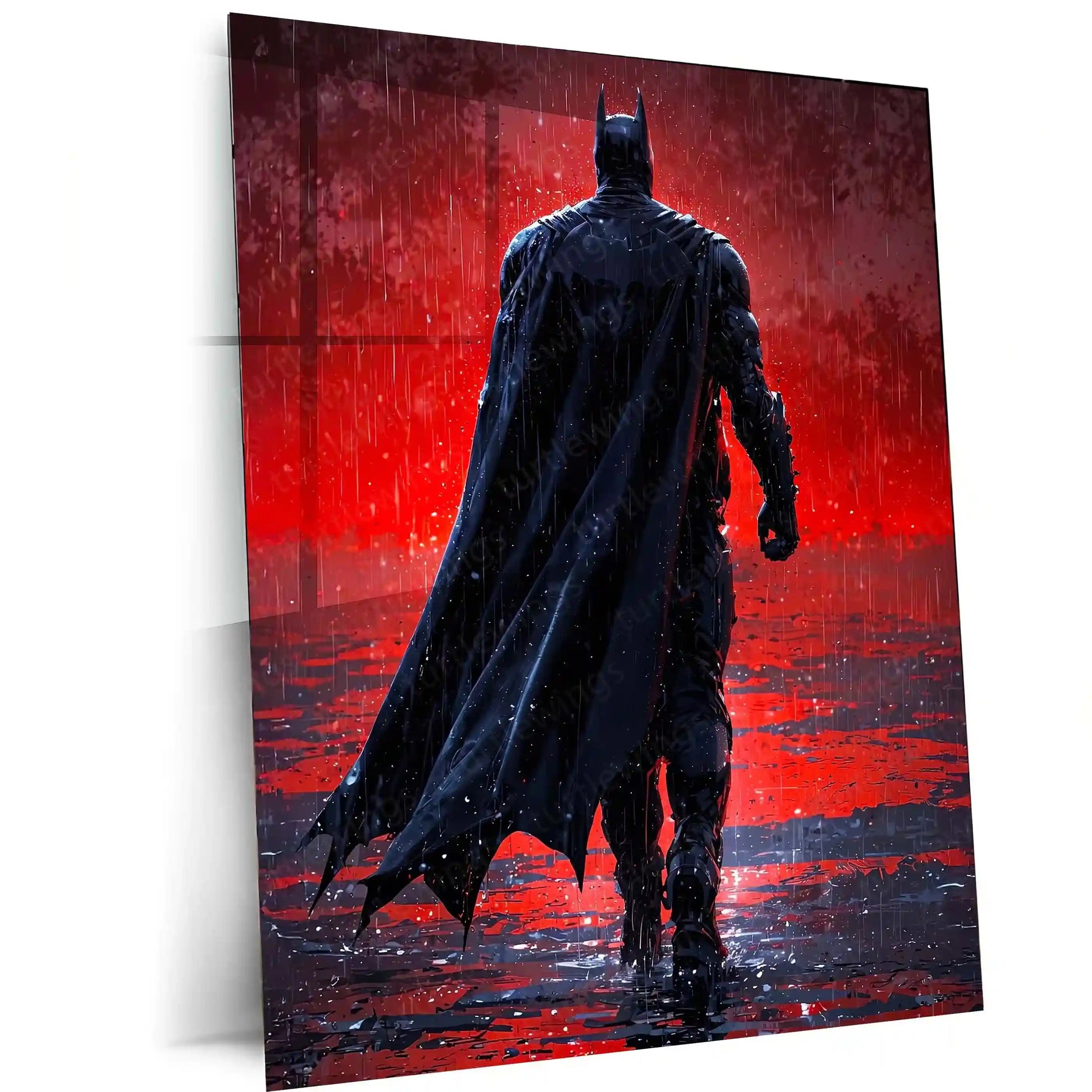 Dc Metal Poster | Batman Metal Poster – The Dark Knight Wall Art 02 - TURTLEWINGS