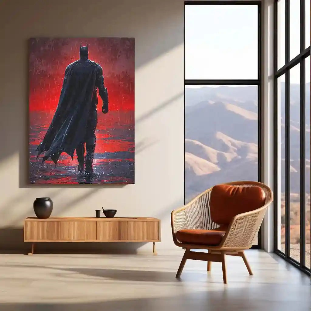 Dc Metal Poster | Batman Metal Poster – The Dark Knight Wall Art 02 - TURTLEWINGS