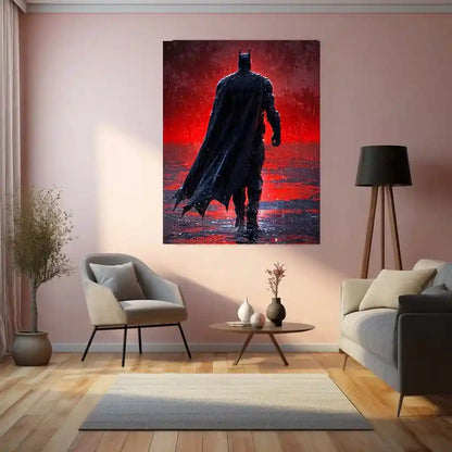 Dc Metal Poster | Batman Metal Poster – The Dark Knight Wall Art 02 - TURTLEWINGS