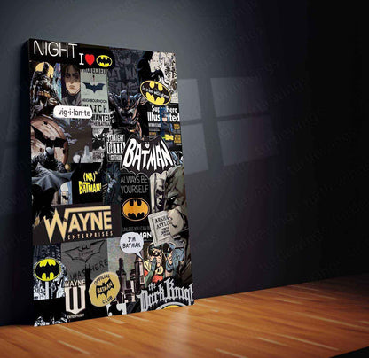 Batman Metal Poster – Dark Knight Wall Art | Gotham Hero Aesthetic Decor - TURTLEWINGS