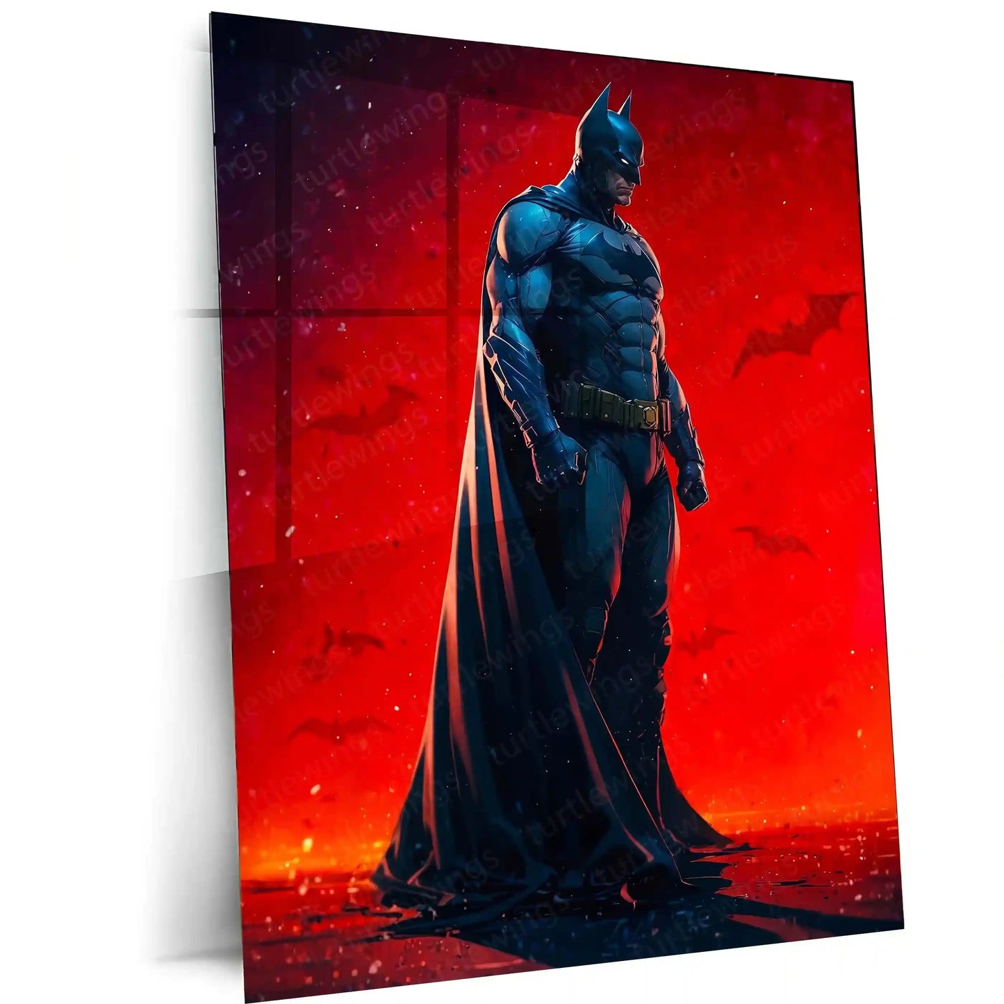 Dc Metal Poster | Batman Metal Poster – The Dark Knight Wall Art 01 - TURTLEWINGS