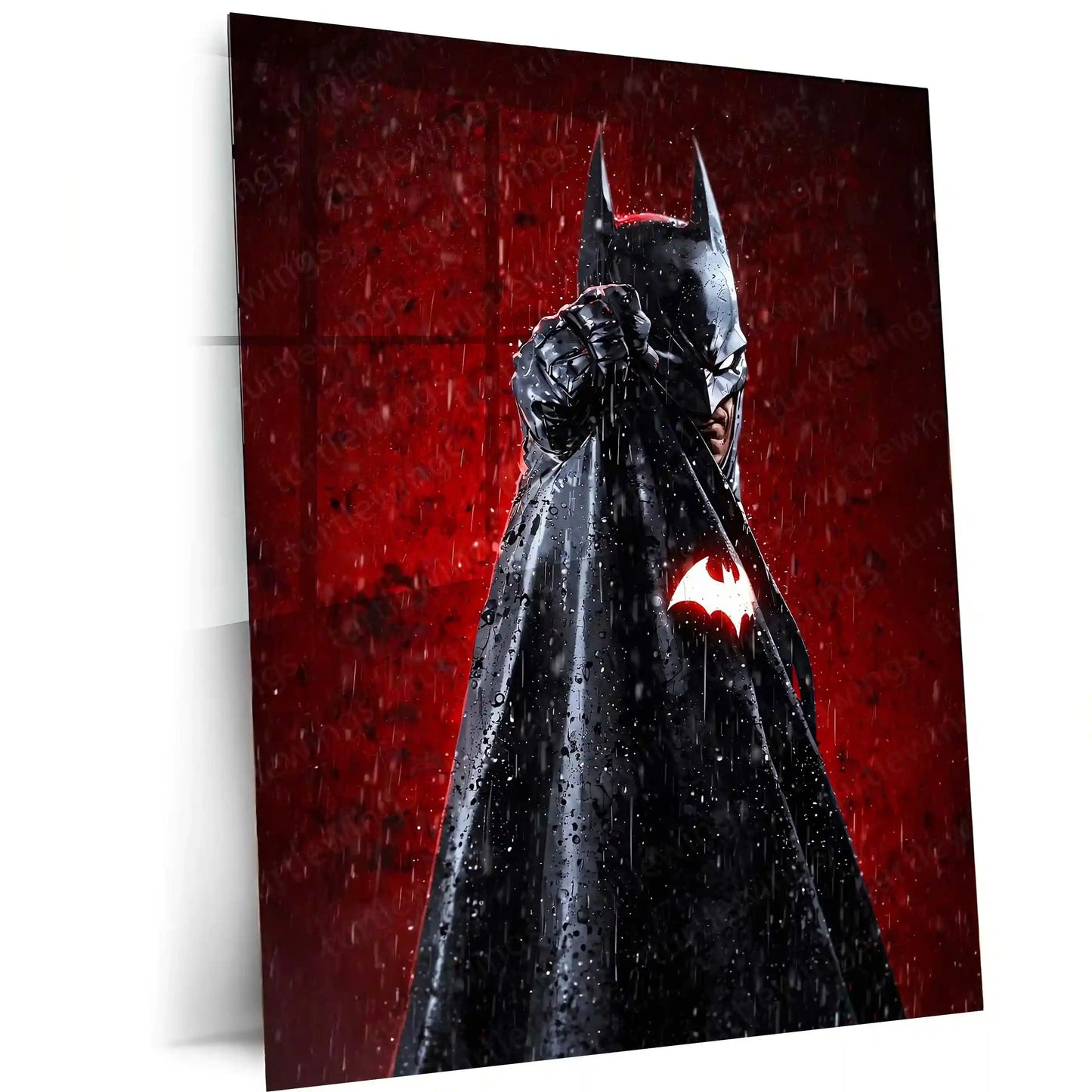 Dc Metal Poster | Batman Metal Poster – The Dark Knight Wall Art - TURTLEWINGS