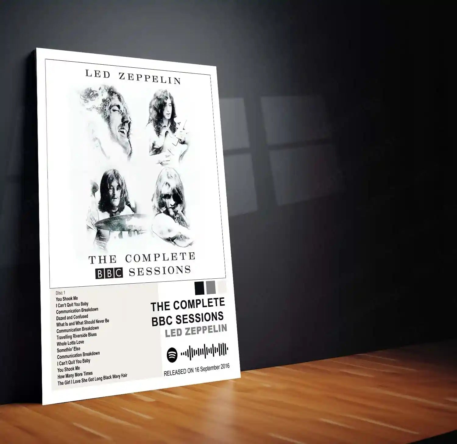 Led Zeppelin Complete Collection | Set of 13 | Set of 8 | Set of 4 | Album Posters Metal Frames Hard Rock Foundations. Blues Power. Timeless Legends. - TURTLEWINGS