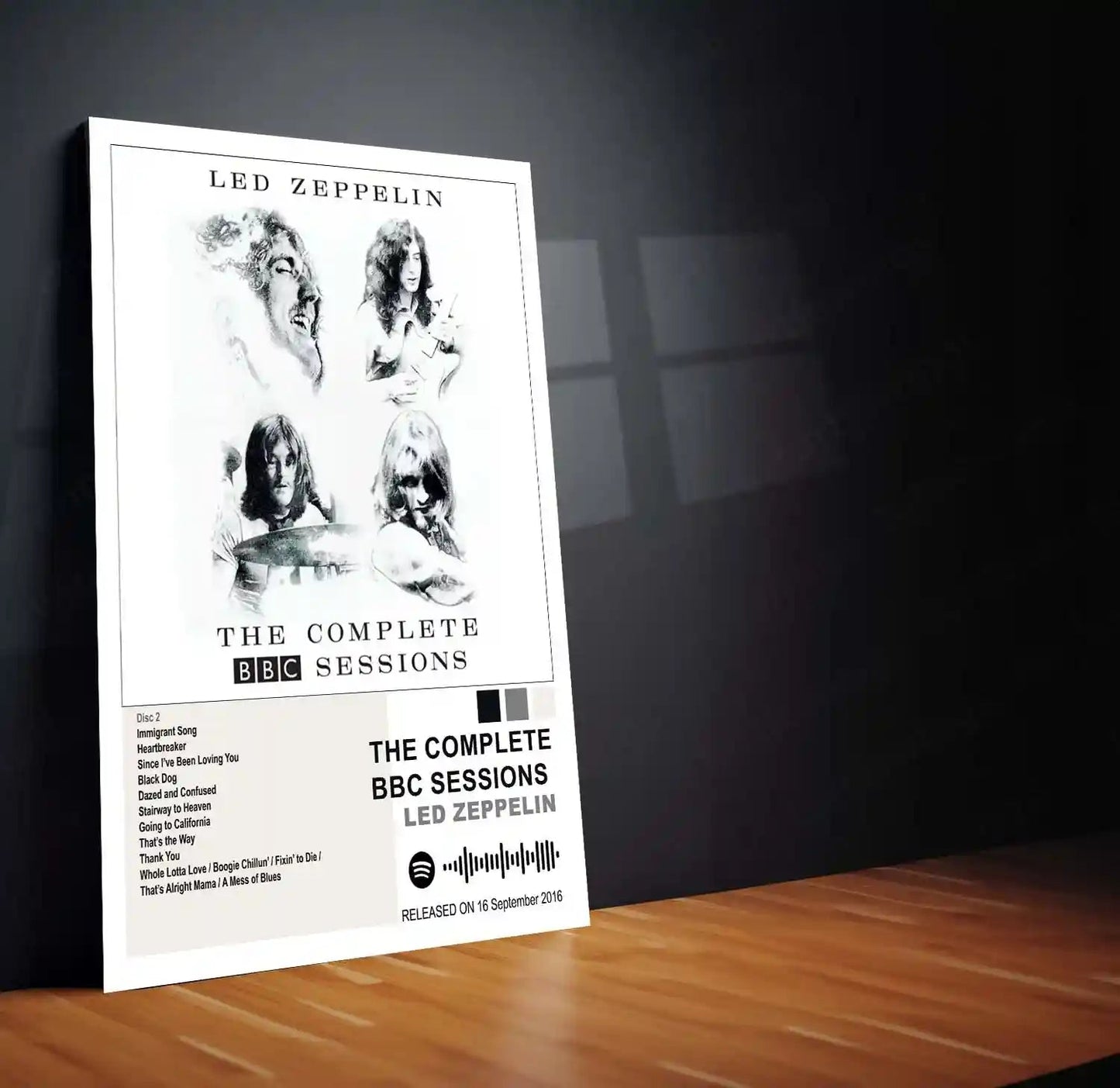 Led Zeppelin Complete Collection | Set of 13 | Set of 8 | Set of 4 | Album Posters Metal Frames Hard Rock Foundations. Blues Power. Timeless Legends. - TURTLEWINGS