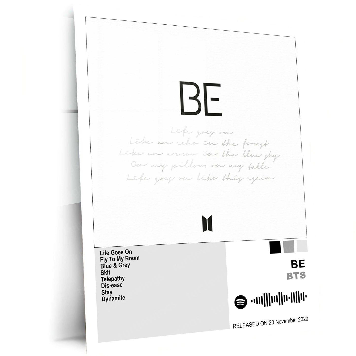 BTS – Complete Album Collection | Set of 8 | Set of 4 | Premium Metal Poster Set