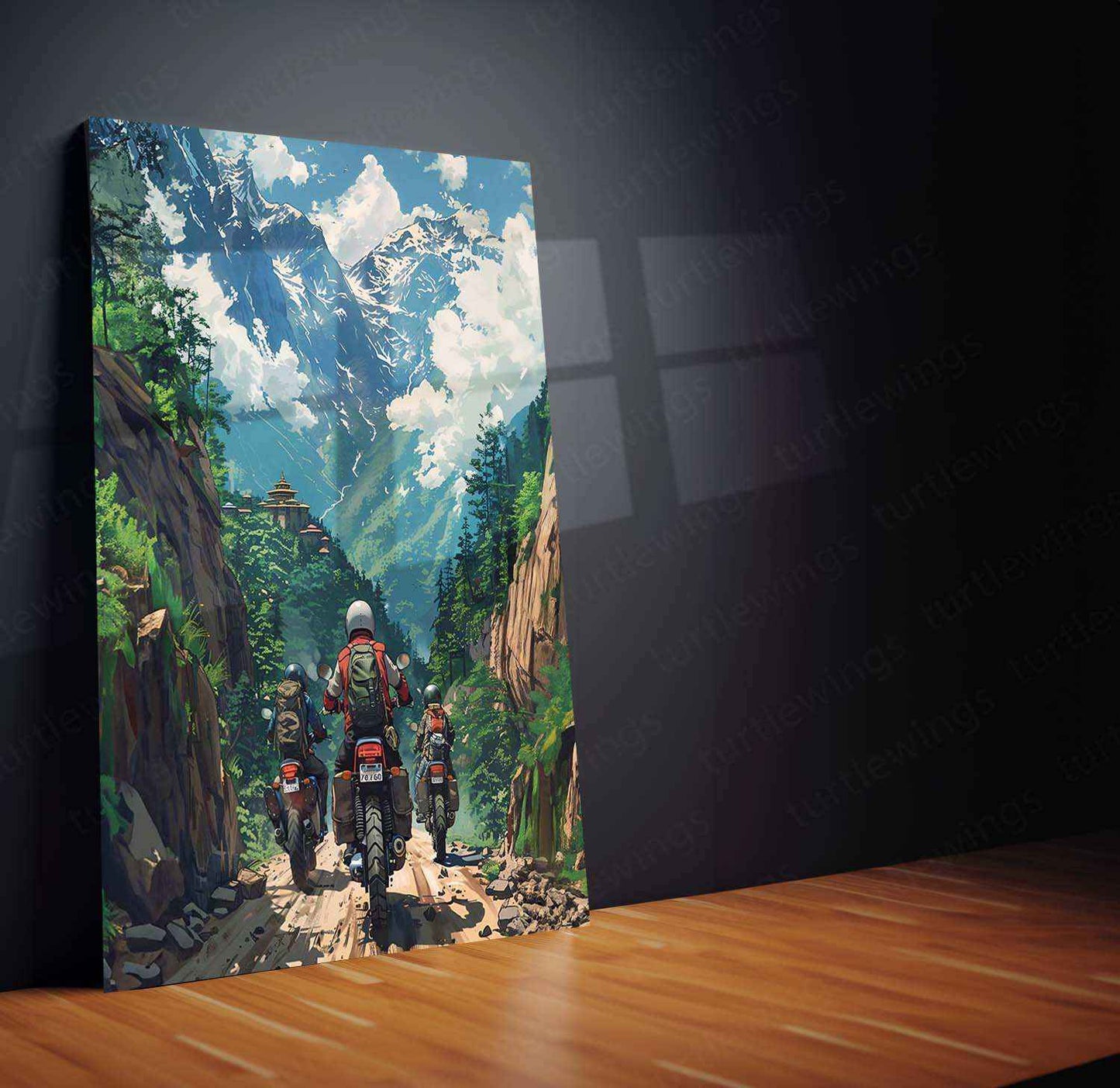 Bike Art Metal Poster – Stylish Motorcycle Wall Art | Biker & Speed Enthusiast Decor 2 - TURTLEWINGS