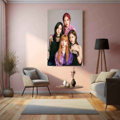 BLACKPINK Metal Poster – K-Pop Queens Wall Art for BLINKs - TURTLEWINGS