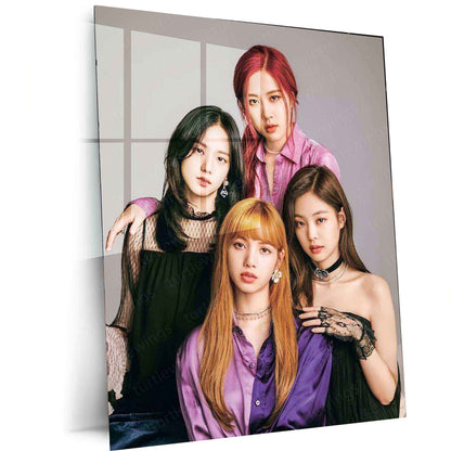 BLACKPINK Metal Poster – K-Pop Queens Wall Art for BLINKs - TURTLEWINGS