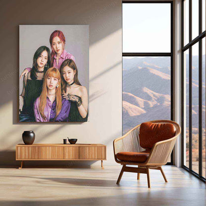 BLACKPINK Metal Poster – K-Pop Queens Wall Art for BLINKs - TURTLEWINGS