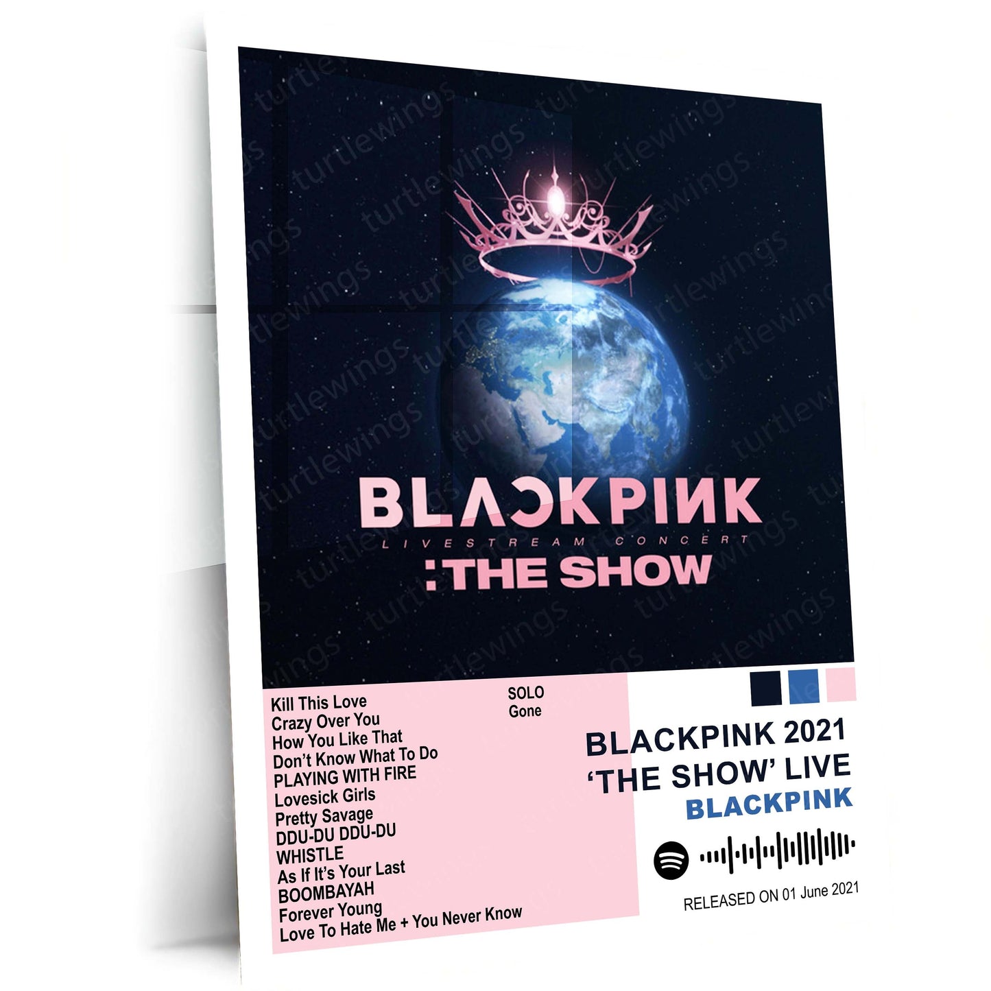 BLACKPINK – Complete Album Collection | Set of 8 | Set of 4 | Premium Metal Poster Set