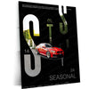 Car Metal Poster | BMW M2 Status Seasonal Metal Frame | Automotive Wall Art | Premium Car Enthusiast Poster
